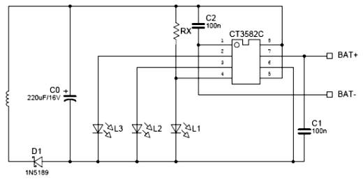 Жук. Схема зарядки на CT3582C